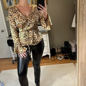 Bell Sleeve/ Wrap Top